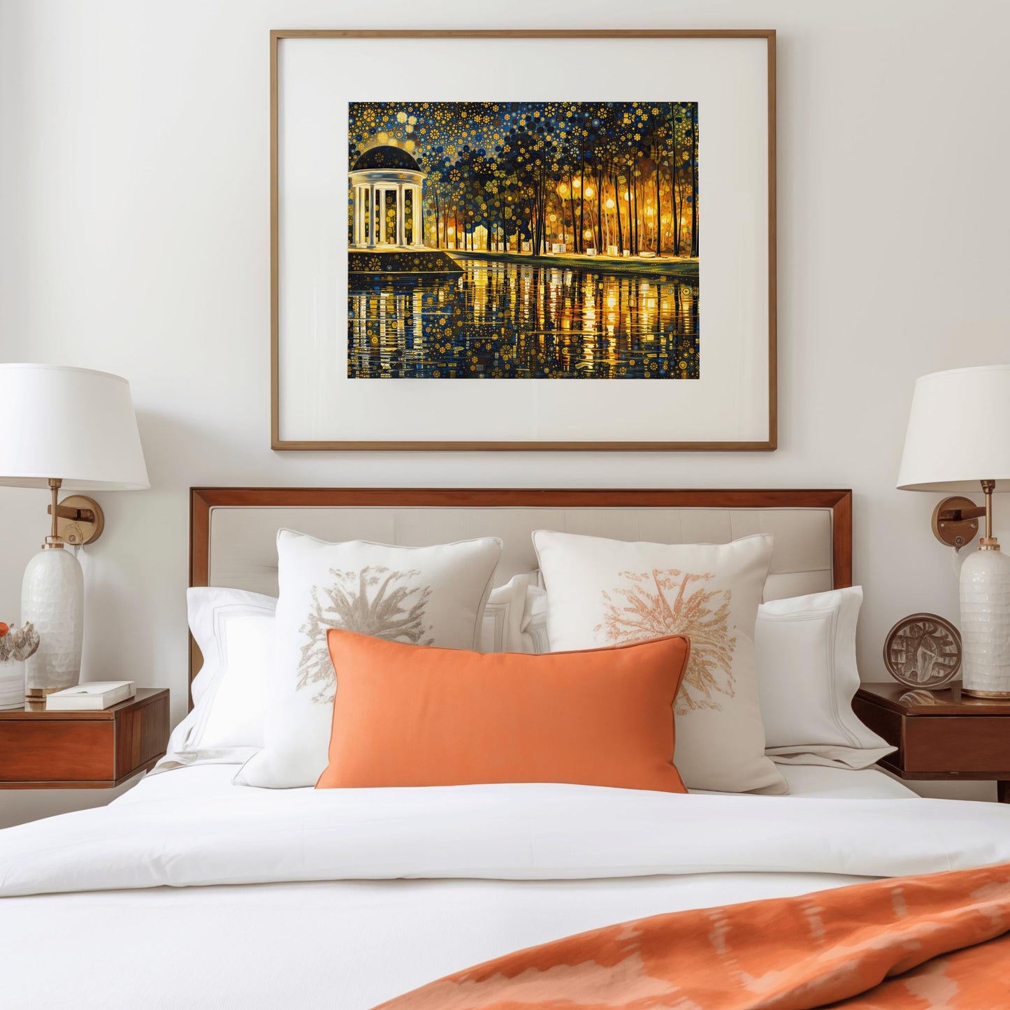 Gustav Klimt Inspired Pavilion Print ‚Äì Golden Gazebo Art (view 2)