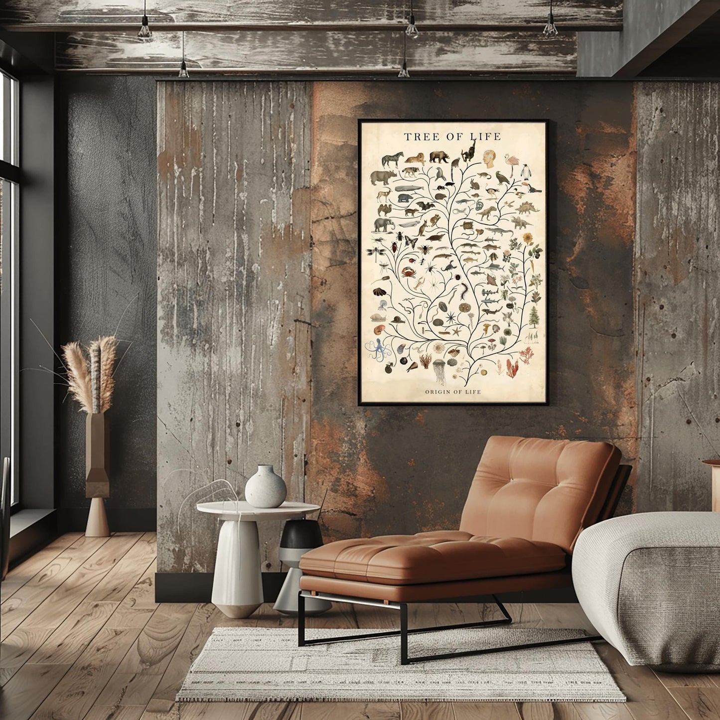 Tree of Life Art Poster ‚Äì Vintage Evolution Chart ‚Äì Biology Wall Art (view 8)