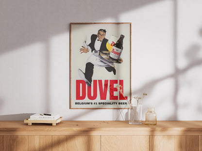Duvel Beer Art Print ‚Äì Cinematic Waiter Poster (view 3)