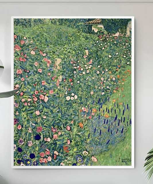 Gustav Klimt Print Italian Garden Landscape - Premium Giclée Wall Art, Classic Nature Painting Home Decor Poster