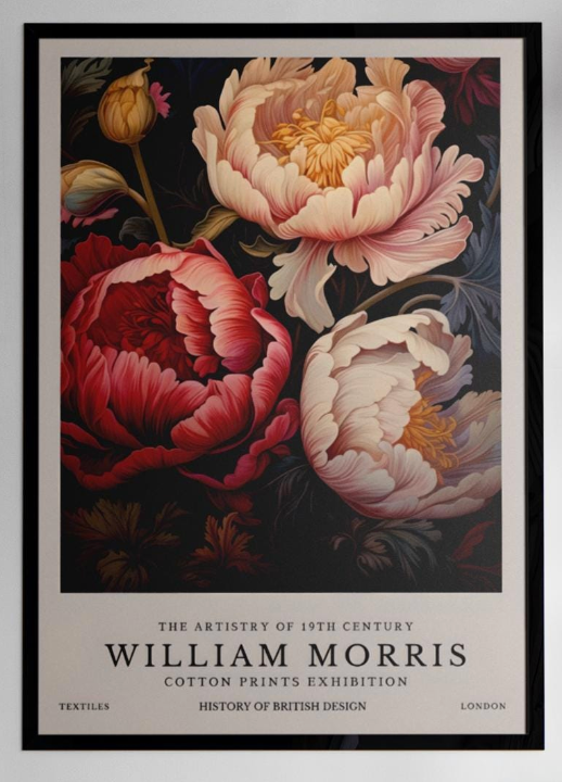 William Morris Print, Art Nouveau Floral Art, Botanical Wall Decor, Vintage Textiles Poster, Arts And Crafts Gift, Unframed Nature Art
