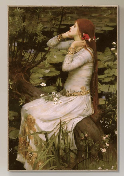 Ophelia Print, John William Waterhouse Art, Pre-Raphaelite Painting, Classic Home Decor, Unframed Aesthetic Fine Art, Mythical Wall Art Gift