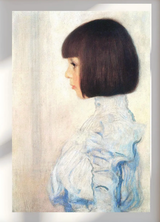 Gustav Klimt Print, Portrait of Helene Klimt 1898, Klimt Exhibition Poster, Vintage Wall Art