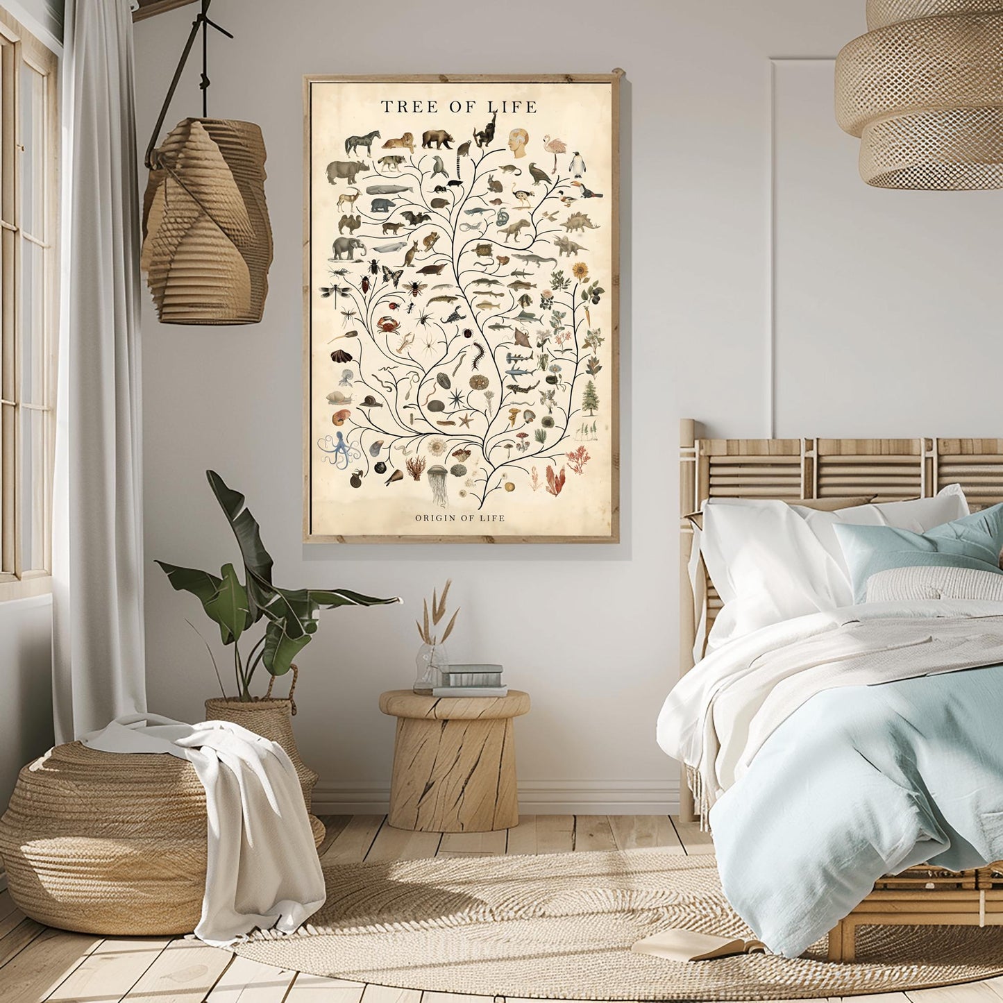 Tree of Life Art Poster ‚Äì Vintage Evolution Chart ‚Äì Biology Wall Art (view 9)