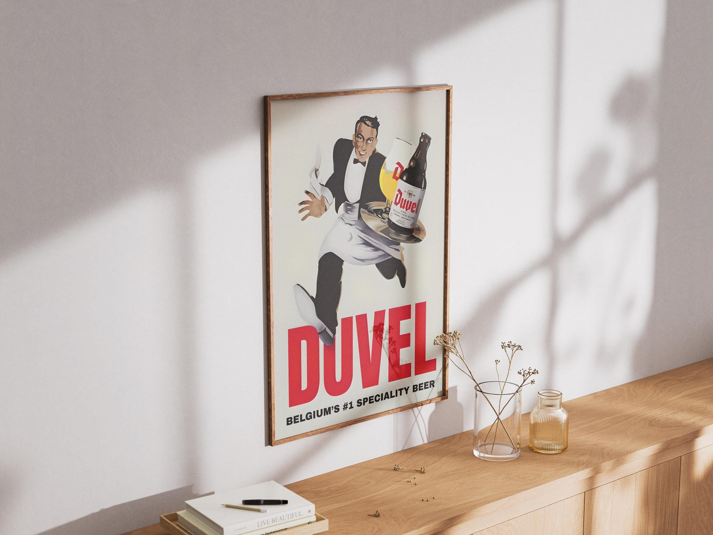 Duvel Beer Art Print ‚Äì Cinematic Waiter Poster (view 6)