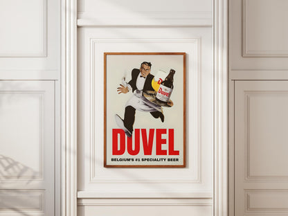 Duvel Beer Art Print ‚Äì Cinematic Waiter Poster (view 5)