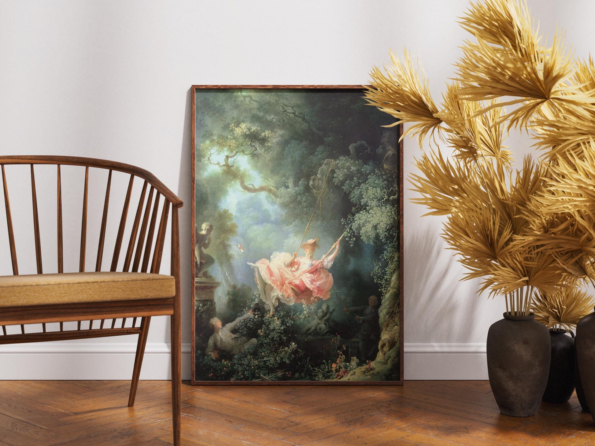 Rococo Painting Print The Swing by Jean Fragonard | Classical Art Print | Vintage Print | Poster Print | Giclée Print | Large Wall Art Print