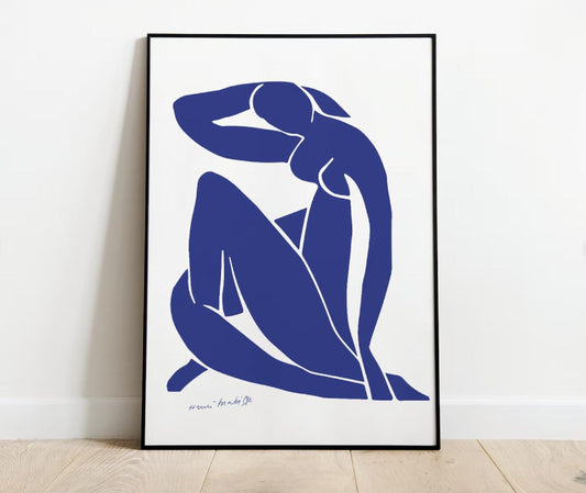 Matisse Blue Nude Art Print ‚Äì Henri Matisse Nu Bleu Poster ‚Äì Modern Wall Decor (view 2)
