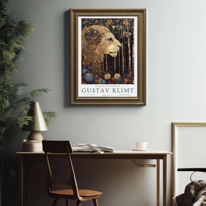 Gustav Klimt Print Flower Garden Poster, Klimt Museum & Exhibition Art, Floral Painting Wall Decor, Gustav Klimt Artwork Gift