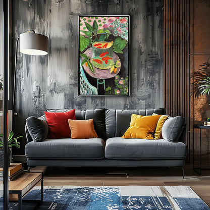 Henri Matisse Print, Goldfish Wall Art, Premium Giclée, Modern Art Painting, Framed or Unframed Home Decor, Aesthetic Art Lover Gift