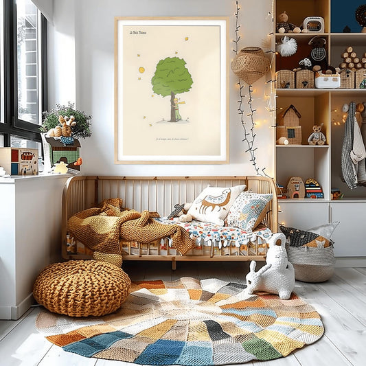 A classic story by Antoine de Saint-Exupéry  Wall Art, The Little Prince Quote, Nursery Quote Wall Art
