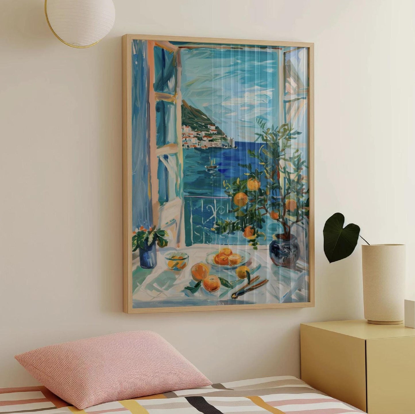 Henri Matisse Open Window Poster ‚Äì Coastal Mediterranean Art Print with Oranges (view 4)