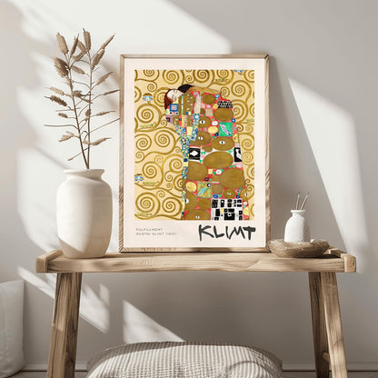 Gustav Klimt Print The tree of life Print Poster, Art Nouveau Golden Era Art, Premium Paper, Klimt Exhibition Wall Decor, Fine Art Print