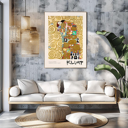 Gustav Klimt Print The tree of life Print Poster, Art Nouveau Golden Era Art, Premium Paper, Klimt Exhibition Wall Decor, Fine Art Print