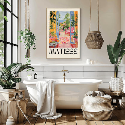 Henri Matisse Print - Aesthetic Matisse Poster for Modern Gallery Exhibition Art, Minimalist Neutral Wall Art, Matisse Cut outs Gift Idea