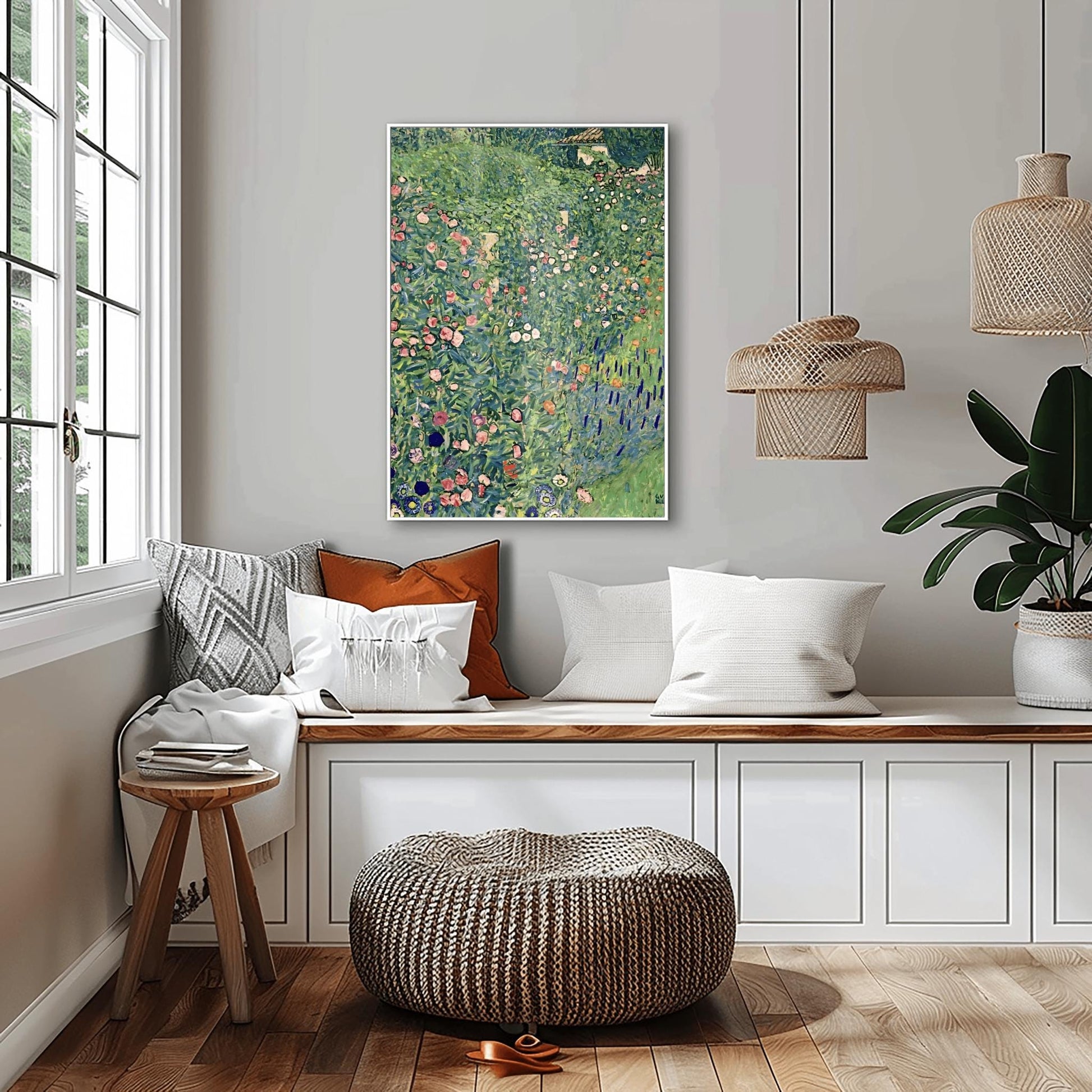 Gustav Klimt Print Italian Garden Landscape - Premium Giclée Wall Art, Classic Nature Painting Home Decor Poster
