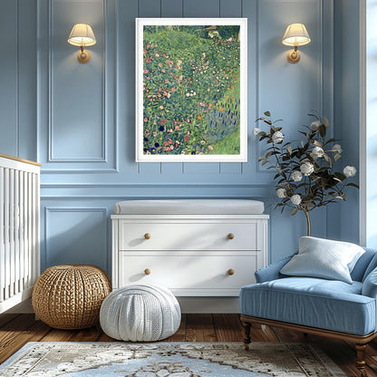 Gustav Klimt Print Italian Garden Landscape - Premium Giclée Wall Art, Classic Nature Painting Home Decor Poster