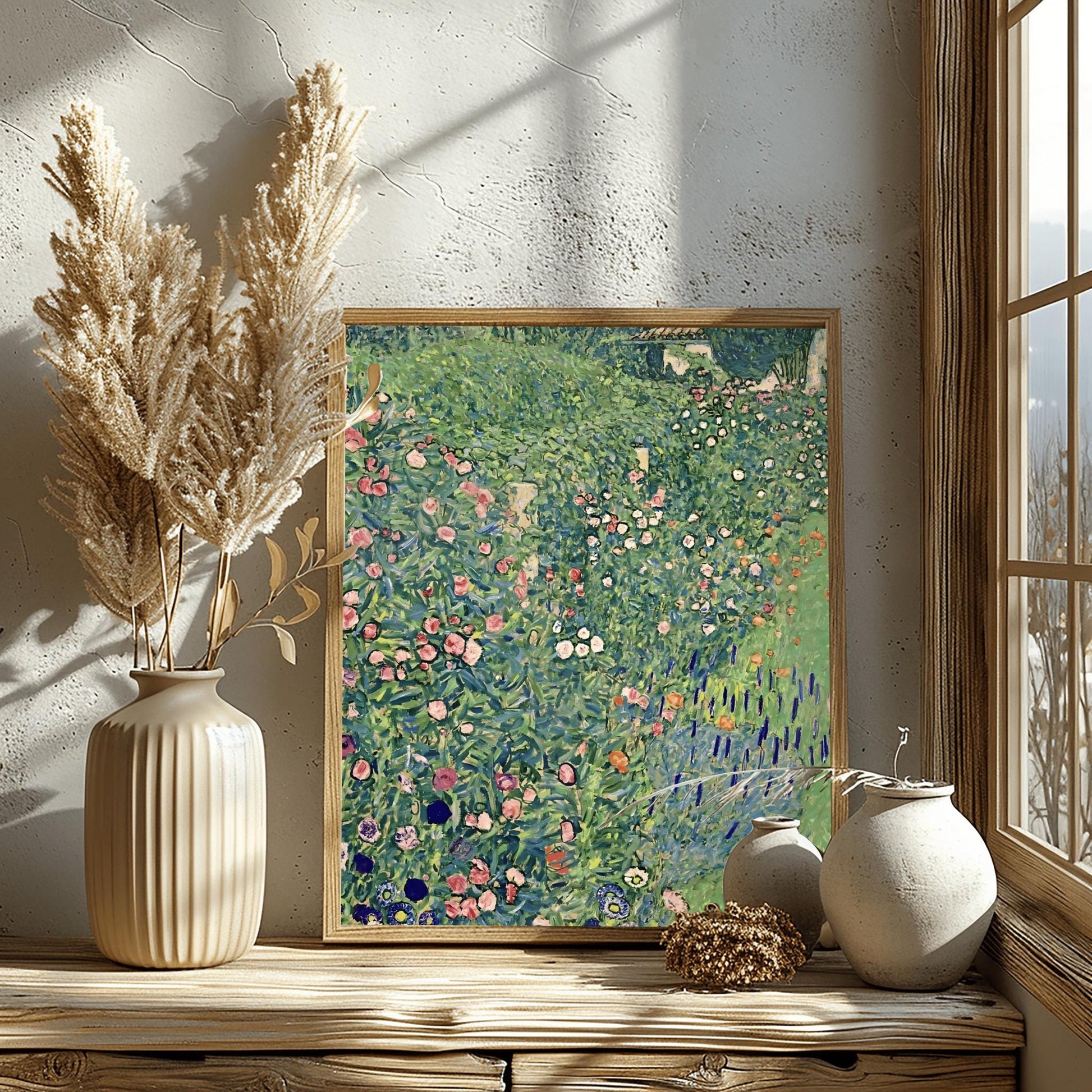 Gustav Klimt Print Italian Garden Landscape - Premium Giclée Wall Art, Classic Nature Painting Home Decor Poster