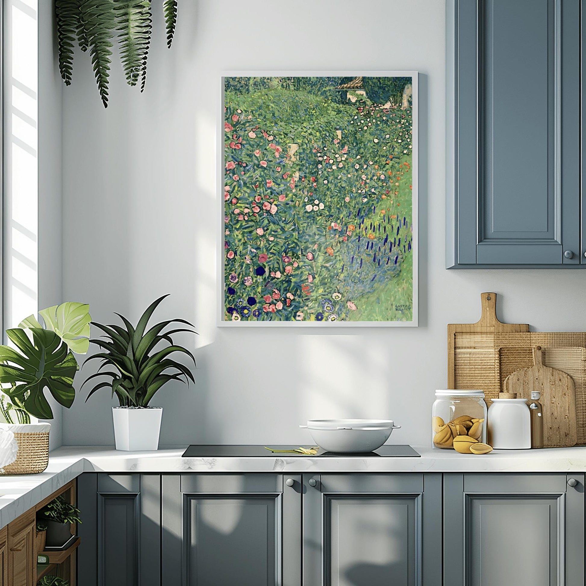Gustav Klimt Print Italian Garden Landscape - Premium Giclée Wall Art, Classic Nature Painting Home Decor Poster