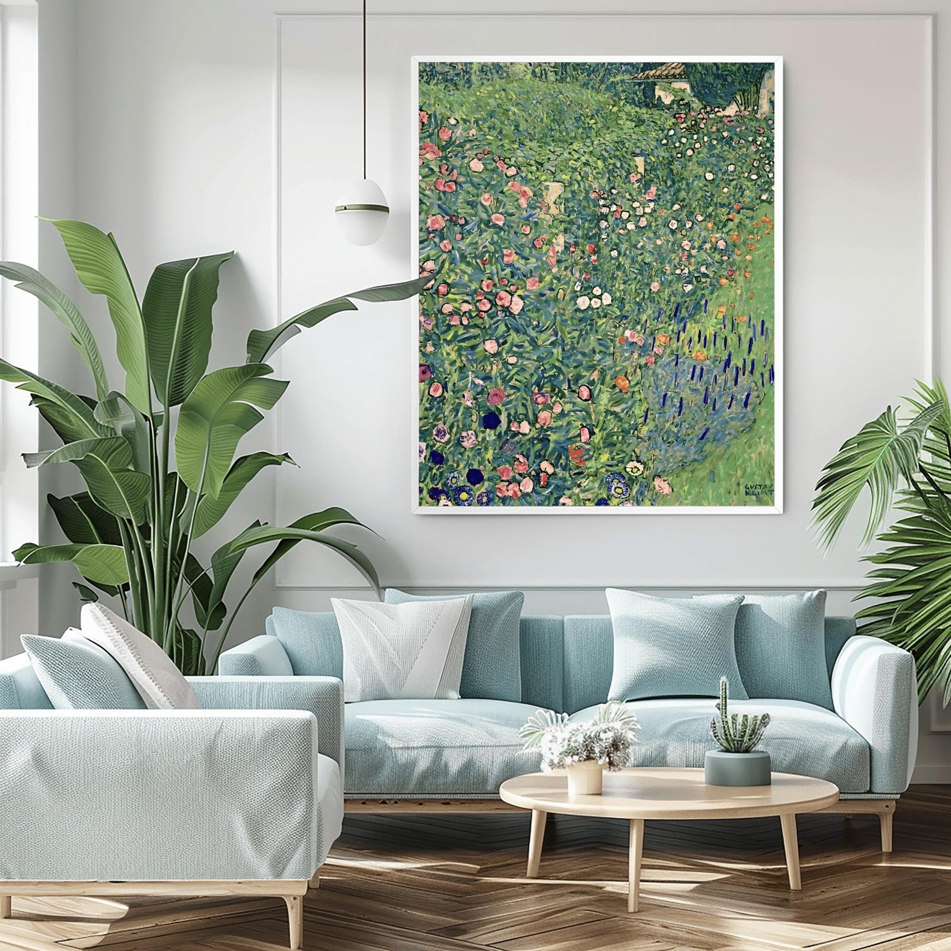 Gustav Klimt Print Italian Garden Landscape - Premium Giclée Wall Art, Classic Nature Painting Home Decor Poster