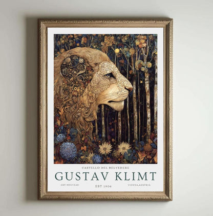 Gustav Klimt Print Flower Garden Poster, Klimt Museum & Exhibition Art, Floral Painting Wall Decor, Gustav Klimt Artwork Gift