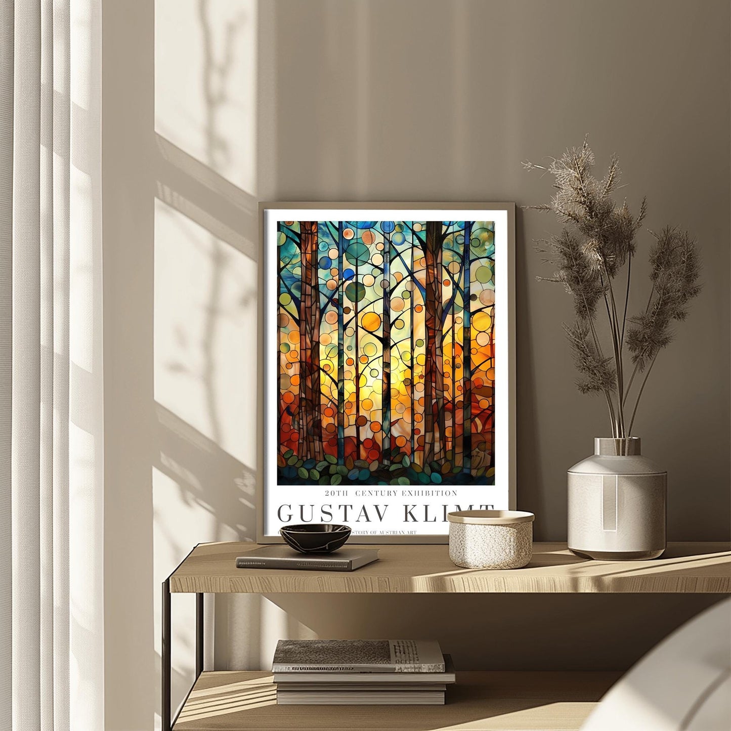 Gustav Klimt Print - Flower Garden & Market Poster, Klimt Museum Art, Exhibition Wall Decor, Stunning Klimt Painting Reproduction