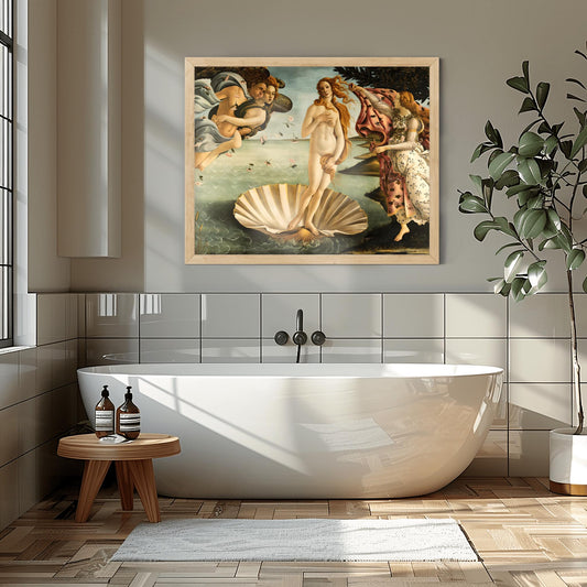Birth of Venus Print, Botticelli Renaissance Art, Mythological Goddess Poster, Classical Wall Art, Museum Quality Fine Art Physical Print