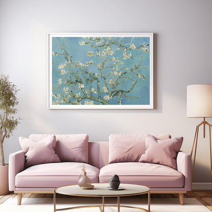 Van Gogh Almond Blossom, Impressionist Flower Painting, Japanese Spring Floral Print, Poster Wall Art, Superb Print, Aesthetic Decor