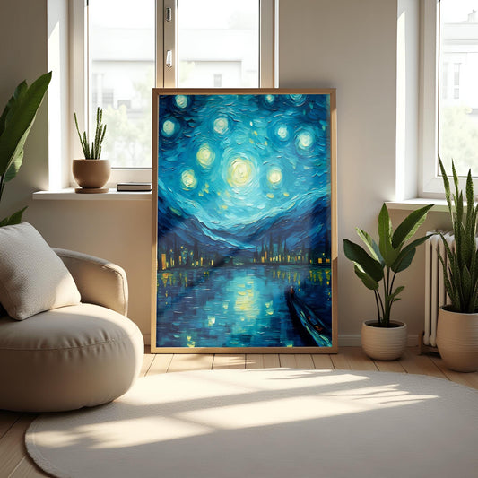 Vincent Van Gogh Poster - Modern Exhibition Wall Art, Van Gogh Print as Classic Art Painting, Impressionist Print as Trendy Home Decor