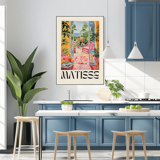 Henri Matisse Print - Aesthetic Matisse Poster for Modern Gallery Exhibition Art, Minimalist Neutral Wall Art, Matisse Cut outs Gift Idea