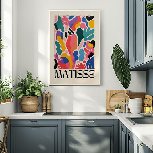 Henri Matisse Print - Colorful Wall Art, Aesthetic Room Decor, Matisse Poster for Modern Gallery Exhibition Art, Matisse Cut outs Gift Idea