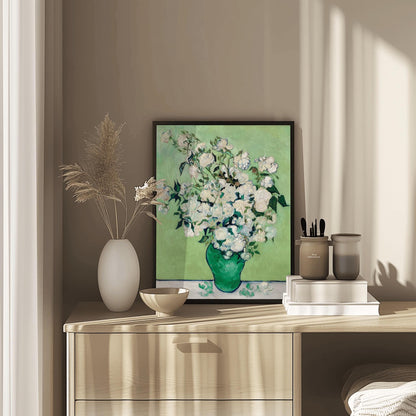Vincent Van Gogh Print, Roses Wall Art, Premium Giclée, Impressionist Floral Decor, Unframed Classic Art Lover Gift, Aesthetic Bloom Art