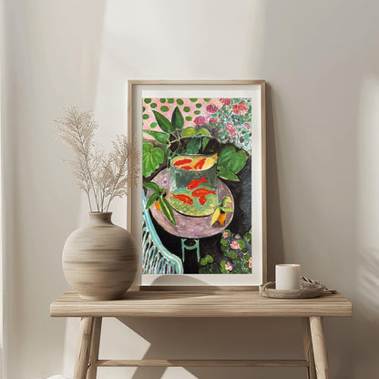 Henri Matisse Print, Goldfish Wall Art, Premium Giclée, Modern Art Painting, Framed or Unframed Home Decor, Aesthetic Art Lover Gift