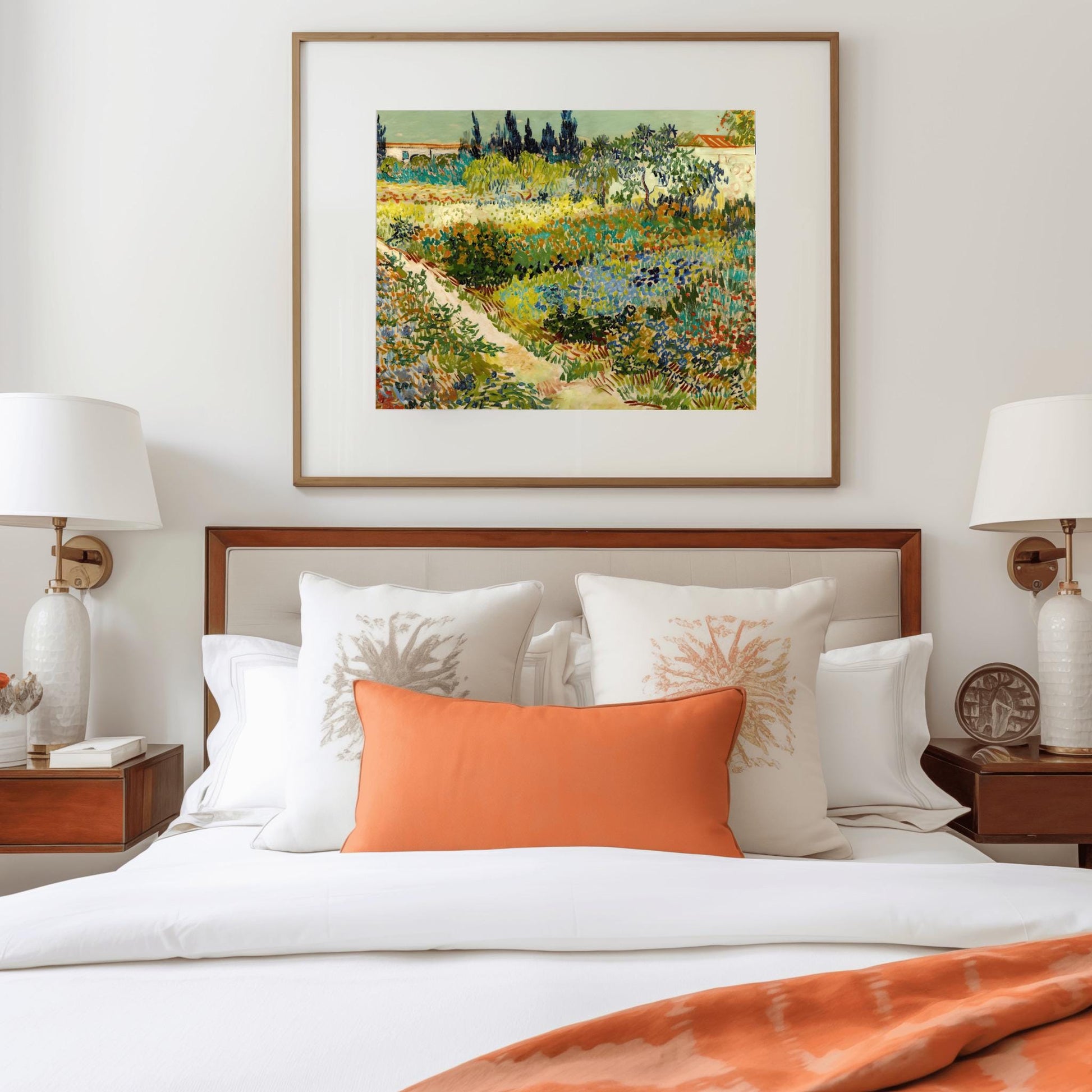 Vincent Van Gogh Print, Garden at Arles Wall Art, Impressionist Landscape, Premium Giclée, Unframed Nature Art Gift, Aesthetic Home Decor