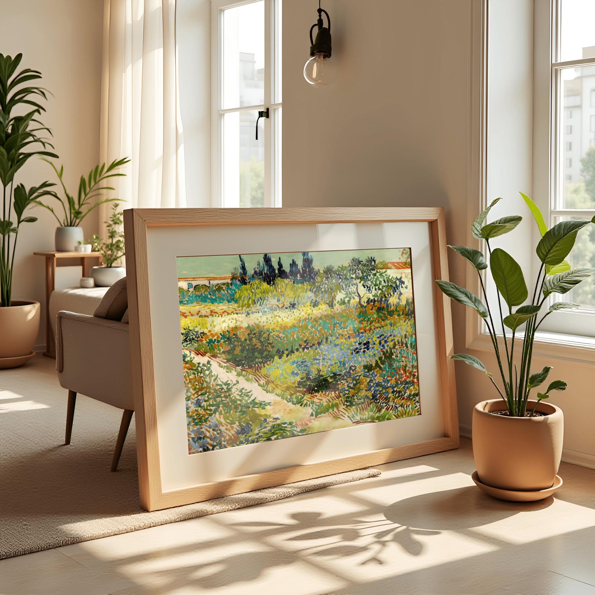 Vincent Van Gogh Print, Garden at Arles Wall Art, Impressionist Landscape, Premium Giclée, Unframed Nature Art Gift, Aesthetic Home Decor