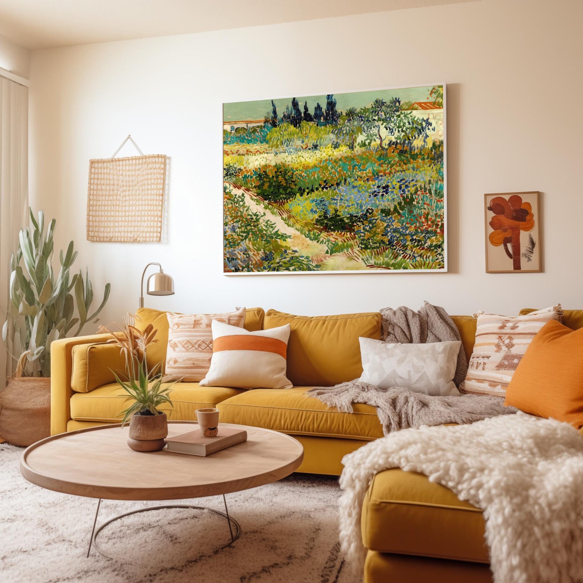 Vincent Van Gogh Print, Garden at Arles Wall Art, Impressionist Landscape, Premium Giclée, Unframed Nature Art Gift, Aesthetic Home Decor
