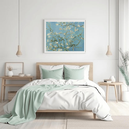 Van Gogh Almond Blossom, Impressionist Flower Painting, Japanese Spring Floral Print, Poster Wall Art, Superb Print, Aesthetic Decor