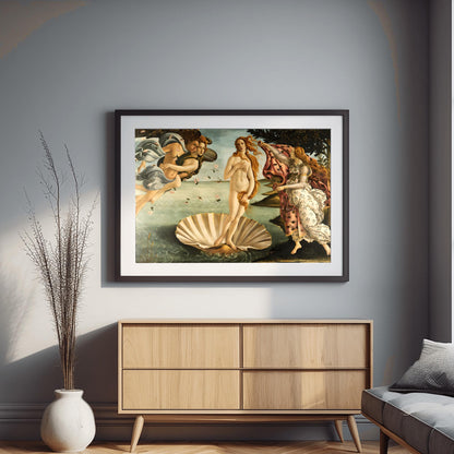 Birth of Venus Print, Botticelli Renaissance Art, Mythological Goddess Poster, Classical Wall Art, Museum Quality Fine Art Physical Print