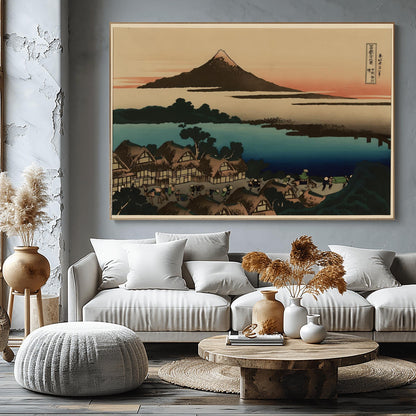 Katsushika Hokusai 'Red Fuji' Print | Fine Wind Clear Morning Woodblock Art | Iconic Mount Fuji Ukiyo-e | Japanese Landscape Decor