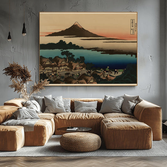 Katsushika Hokusai 'Red Fuji' Print | Fine Wind Clear Morning Woodblock Art | Iconic Mount Fuji Ukiyo-e | Japanese Landscape Decor