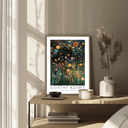 Gustav Klimt Farm Garden Art Print | Klimt Painting Poster | Floral Wall Decor | Art Nouveau Landscape | Flowers Gift Idea | Bedroom Dorm