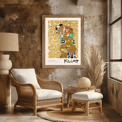 Gustav Klimt Print The tree of life Print Poster, Art Nouveau Golden Era Art, Premium Paper, Klimt Exhibition Wall Decor, Fine Art Print