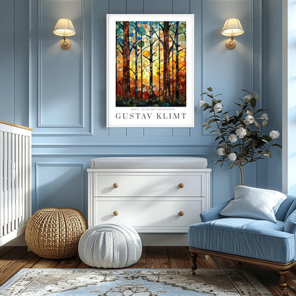 Gustav Klimt Print - Flower Garden & Market Poster, Klimt Museum Art, Exhibition Wall Decor, Stunning Klimt Painting Reproduction