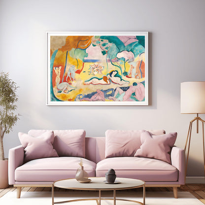 Henri Matisse Joy of Life Print, Modern Colorful Art, Abstract Fauvism Painting, Poster Print, Wall Art, Aesthetic Decor