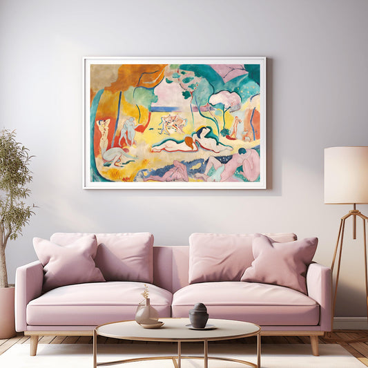 Henri Matisse Joy of Life Print, Modern Colorful Art, Abstract Fauvism Painting, Poster Print, Wall Art, Aesthetic Decor