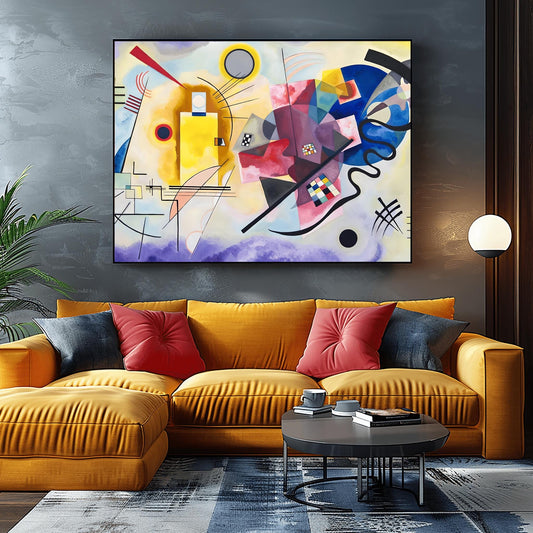Wassily Kandinsky Abstract Art Geometric Shapes Print Modern Wall Decor -  Suprematism Art Bauhaus Style