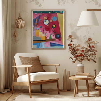 Wassily Kandinsky Abstract Geometric Shapes Art Modernist Print - Bauhaus Style Abstract Expression