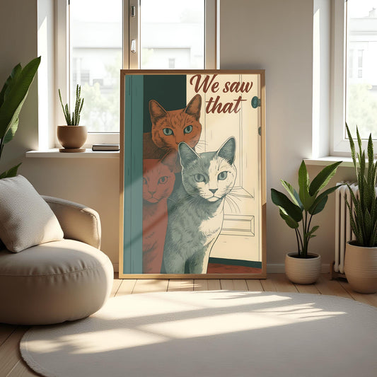 Funny Siamese Cat Bathroom Poster, Toilet Reading Cat Print, Humorous Pet Art, Quirky Home Decor, Cat Lover Gift, Bathroom Wall Art