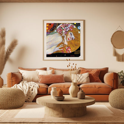 Gustav Klimt Danaë Art Print | Golden Nude Symbolism Poster | Austrian Secession Wall Decor | Fine Art Reproduction | Mythology Gift Love