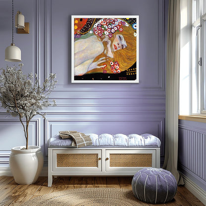 Gustav Klimt Danaë Art Print | Golden Nude Symbolism Poster | Austrian Secession Wall Decor | Fine Art Reproduction | Mythology Gift Love